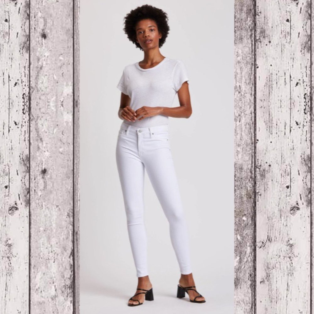 NWOT! Hudson White Skinny Jeans Size 27